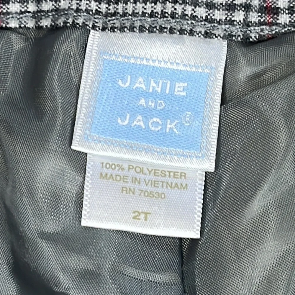 Janie and Jack Plaid Cuffed Dress Pants Size 2T - Picture 8 of 14